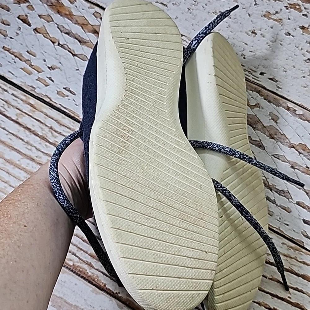 Allbirds sz 6 navy blue merino wool sneakers shoes SH96 - Picture 4 of 5